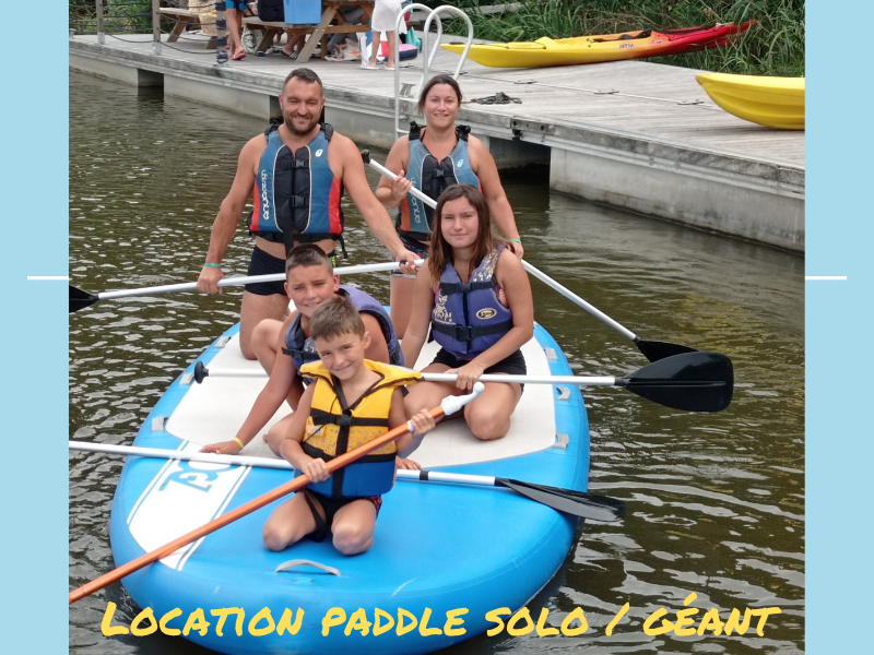 3H de location kayak/Paddle/Paddle Géant